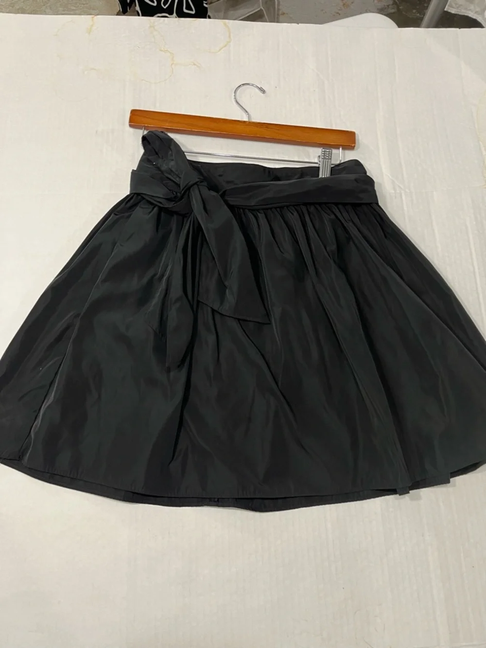 EXPRESS TAFFETA BOW A LINE SKIRT